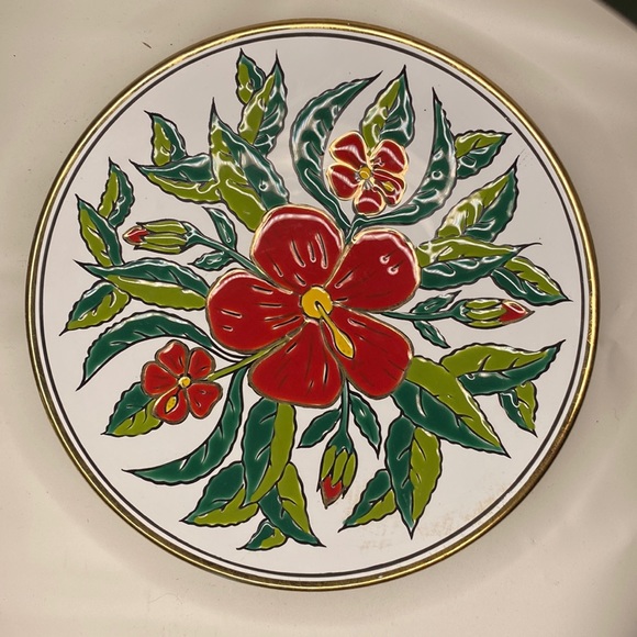 Manousakis Keramik pottery, handmade plate, Rhodes Greece - Picture 1 of 3